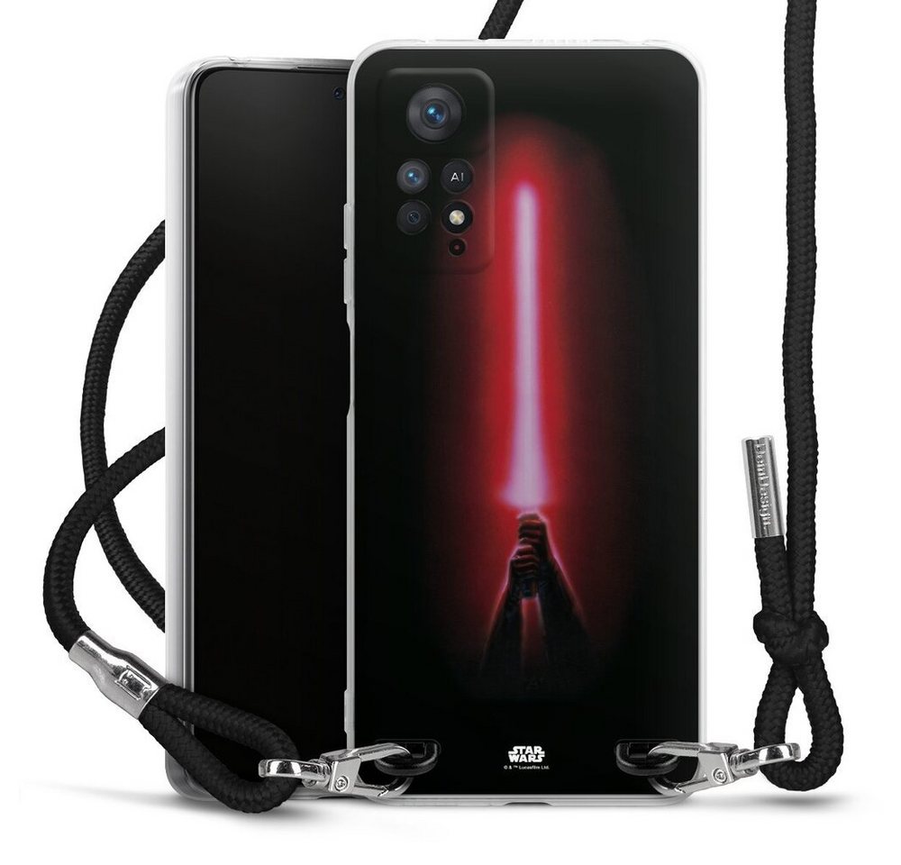 DeinDesign Handyhülle Fanartikel Laserschwert Star Wars Sith lightsaber - Star Wars, Xiaomi Redmi Note 11 Pro 5G Handykette Hülle mit Band Cover mit Kette von DeinDesign
