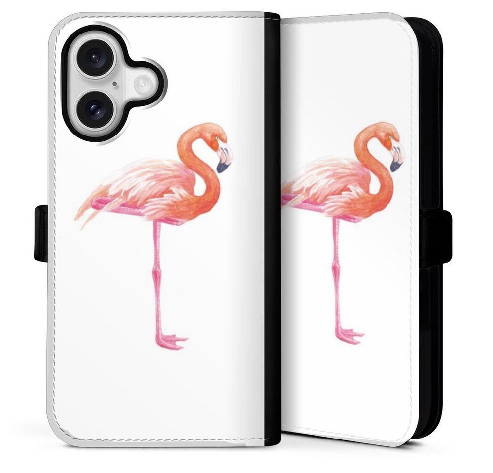 DeinDesign Handyhülle Flamingo Tiere Sommer Flamingo3, Apple iPhone 16 Hülle Handy Flip Case Wallet Cover Handytasche Leder DeinDesign Handyhülle Flamingo Tiere Sommer Flamingo3, Apple iPhone 16 Hülle Handy Flip Case Wallet Cover Handytasche Leder von DeinDesign