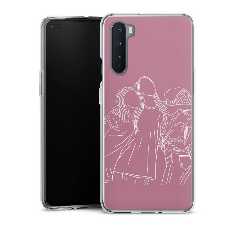 DeinDesign Handyhülle Freundinnen Line Art, OnePlus Nord Silikon Hülle Bumper Case Handy Schutzhülle DeinDesign Handyhülle Freundinnen Line Art, OnePlus Nord Silikon Hülle Bumper Case Handy Schutzhülle von DeinDesign