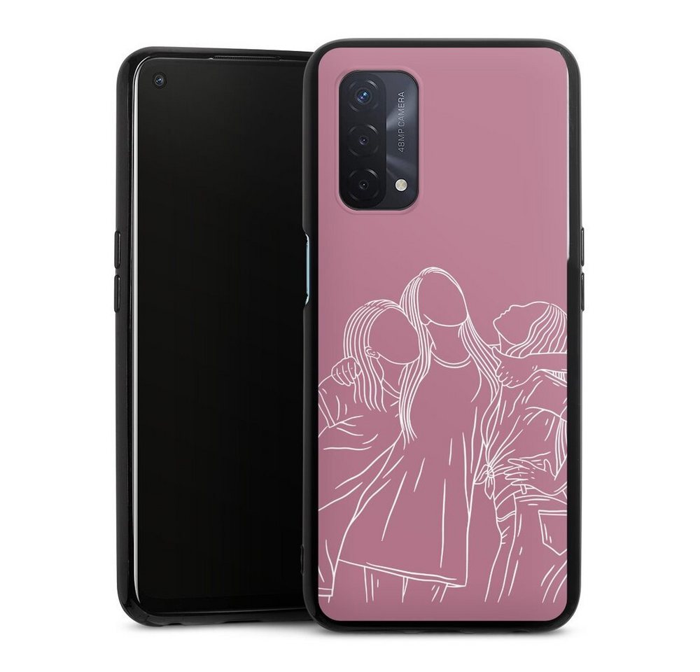 DeinDesign Handyhülle Freundinnen Line Art, Oppo A74 5G Silikon Hülle Bumper Case Handy Schutzhülle DeinDesign Handyhülle Freundinnen Line Art, Oppo A74 5G Silikon Hülle Bumper Case Handy Schutzhülle von DeinDesign