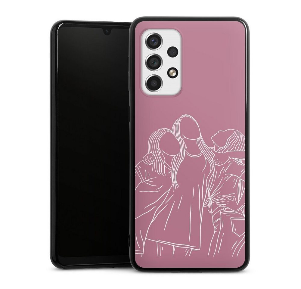 DeinDesign Handyhülle Freundinnen Line Art, Samsung Galaxy A33 5G Silikon Hülle Bumper Case Handy Schutzhülle DeinDesign Handyhülle Freundinnen Line Art, Samsung Galaxy A33 5G Silikon Hülle Bumper Case Handy Schutzhülle von DeinDesign