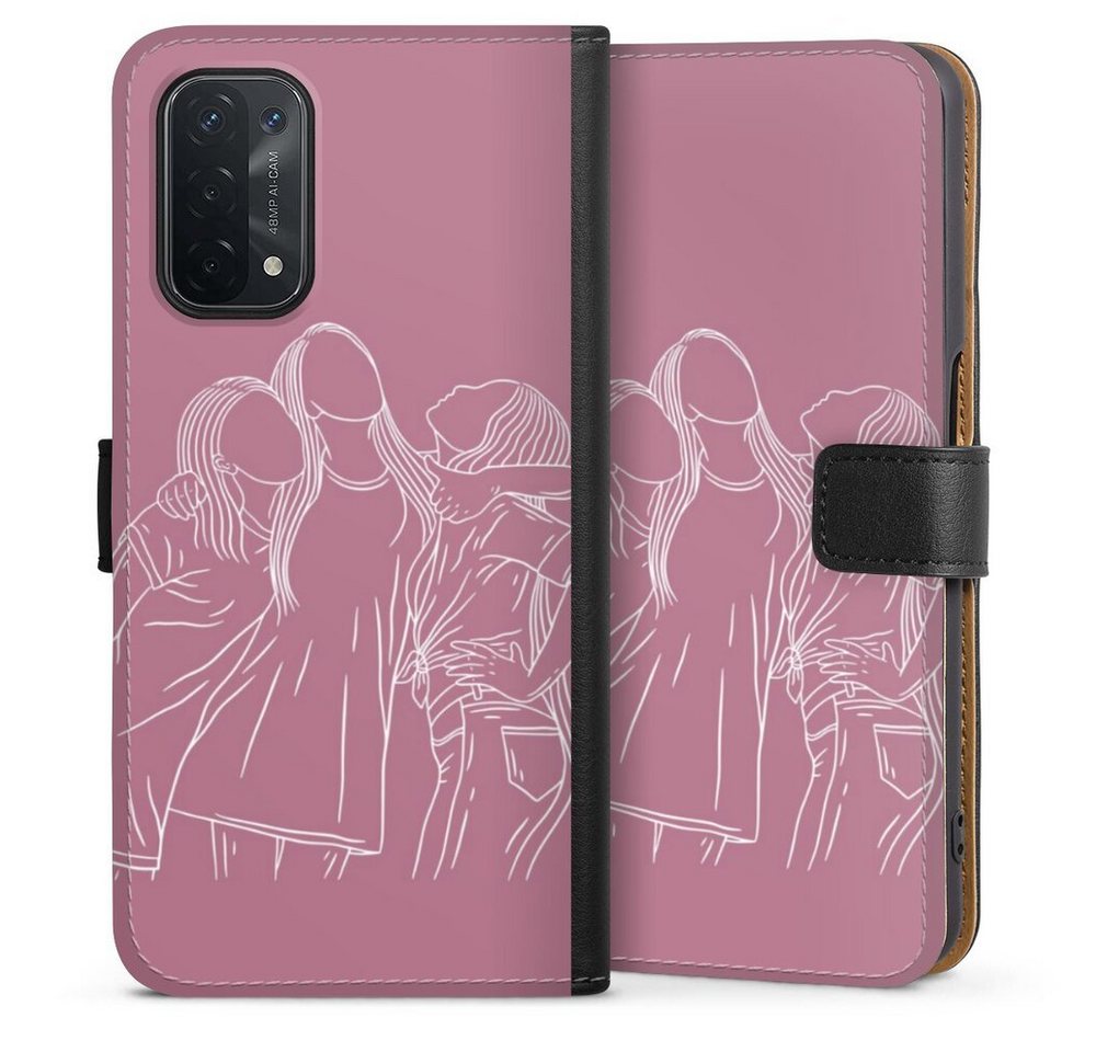 DeinDesign Handyhülle Freundinnen Line Art, Xiaomi 12 Pro 5G Hülle Handy Flip Case Wallet Cover Handytasche Leder DeinDesign Handyhülle Freundinnen Line Art, Xiaomi 12 Pro 5G Hülle Handy Flip Case Wallet Cover Handytasche Leder von DeinDesign