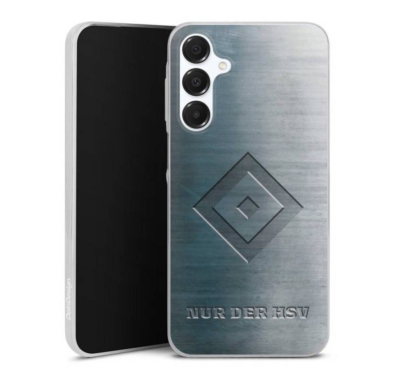 DeinDesign Handyhülle HSV Hamburger SV Metallic Look Nur der HSV Metalllook, Samsung Galaxy A16 5G Slim Case Silikon Hülle Ultra Dünn Schutzhülle von DeinDesign