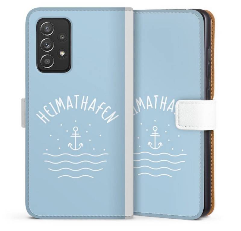 DeinDesign Handyhülle Heimathafen, Samsung Galaxy A52s 5G Hülle Handy Flip Case Wallet Cover von DeinDesign