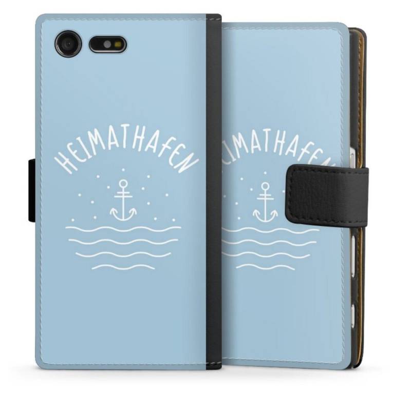 DeinDesign Handyhülle Heimathafen, Sony Xperia X Compact Hülle Handy Flip Case Wallet Cover von DeinDesign
