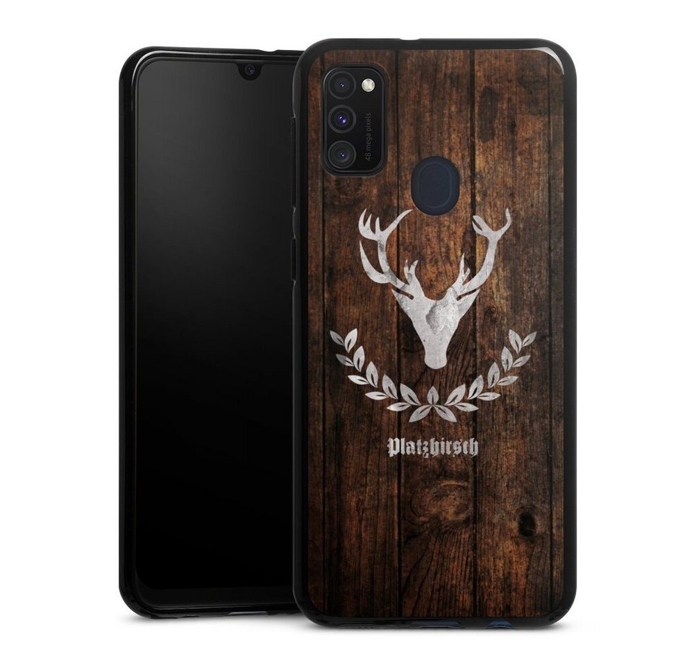 DeinDesign Handyhülle Hirsch Holzoptik Holz Platzhirsch, Samsung Galaxy M21 Silikon Hülle Bumper Case Handy Schutzhülle DeinDesign Handyhülle Hirsch Holzoptik Holz Platzhirsch, Samsung Galaxy M21 Silikon Hülle Bumper Case Handy Schutzhülle von DeinDesign