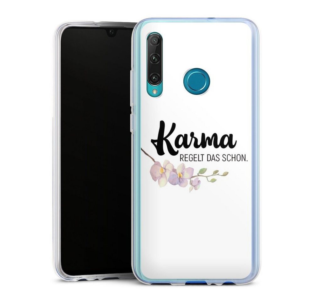 DeinDesign Handyhülle Karma regelt das schon, Huawei Honor 20 Lite Silikon Hülle Bumper Case Handy Schutzhülle DeinDesign Handyhülle Karma regelt das schon, Huawei Honor 20 Lite Silikon Hülle Bumper Case Handy Schutzhülle von DeinDesign