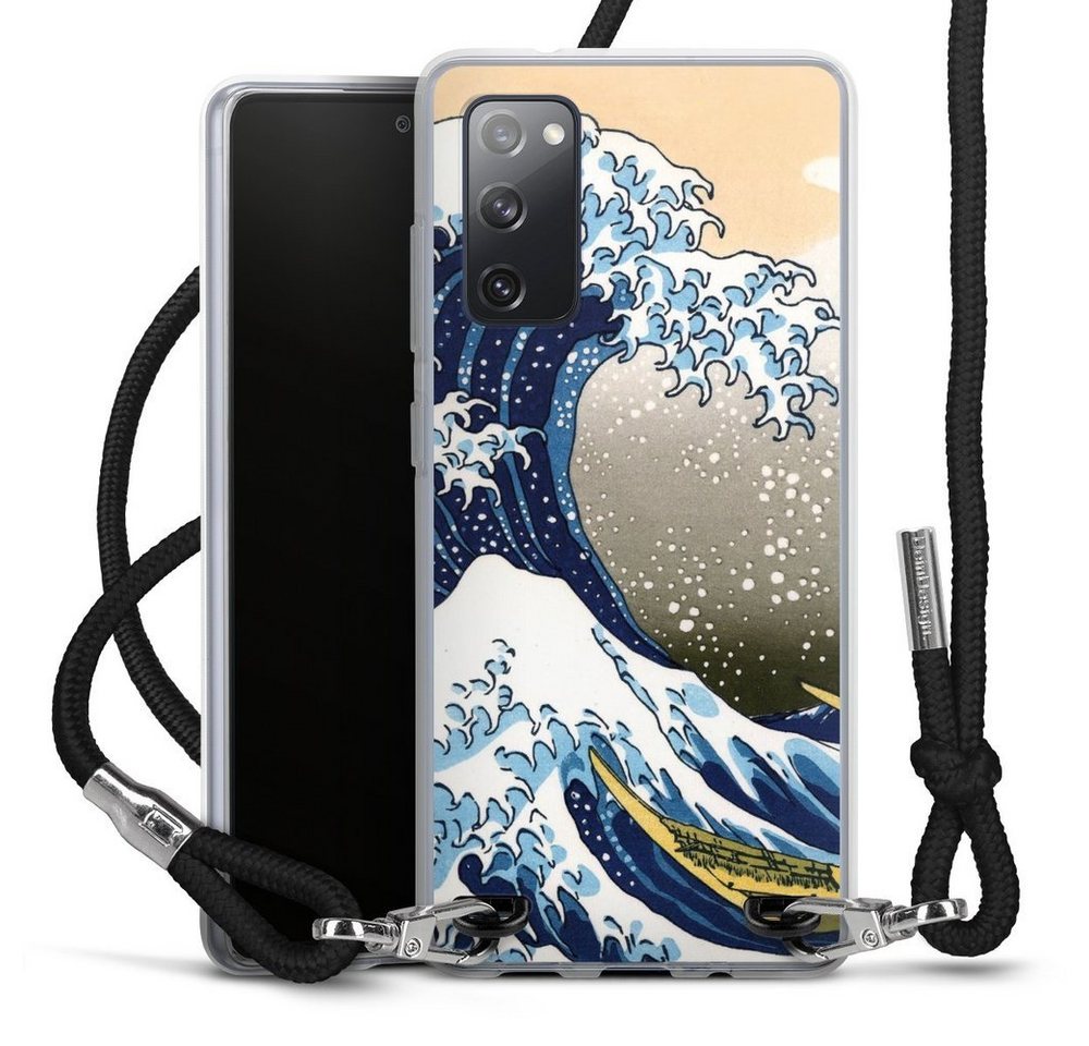 DeinDesign Handyhülle Katsushika Hokusai Die große Welle vor Kanagawa Kunst, Samsung Galaxy S20 FE 5G Handykette Hülle mit Band Case zum Umhängen von DeinDesign