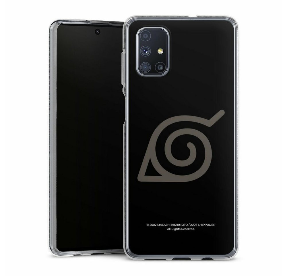 DeinDesign Handyhülle Konoha Logo Naruto Shippuden Konoha, Samsung Galaxy M51 Silikon Hülle Bumper Case Handy Schutzhülle von DeinDesign