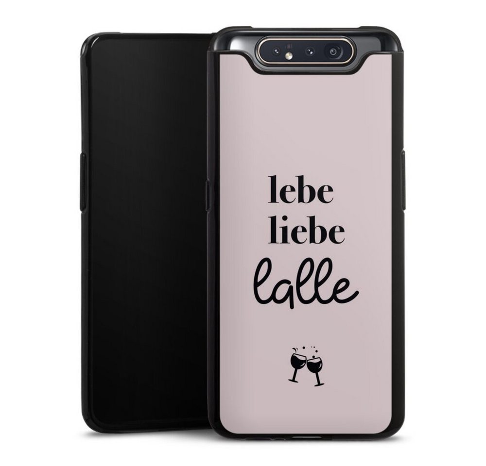 DeinDesign Handyhülle Lebe liebe lalle, Samsung Galaxy A80 Silikon Hülle Bumper Case Handy Schutzhülle DeinDesign Handyhülle Lebe liebe lalle, Samsung Galaxy A80 Silikon Hülle Bumper Case Handy Schutzhülle von DeinDesign