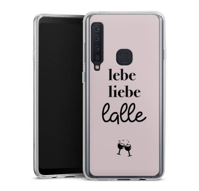 DeinDesign Handyhülle Lebe liebe lalle, Samsung Galaxy A9 (2018) Silikon Hülle Bumper Case Handy Schutzhülle von DeinDesign