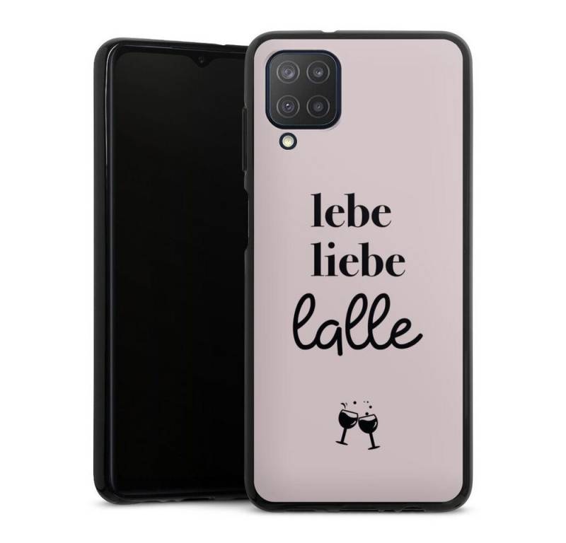 DeinDesign Handyhülle Lebe liebe lalle, Samsung Galaxy M12 Silikon Hülle Bumper Case Handy Schutzhülle von DeinDesign