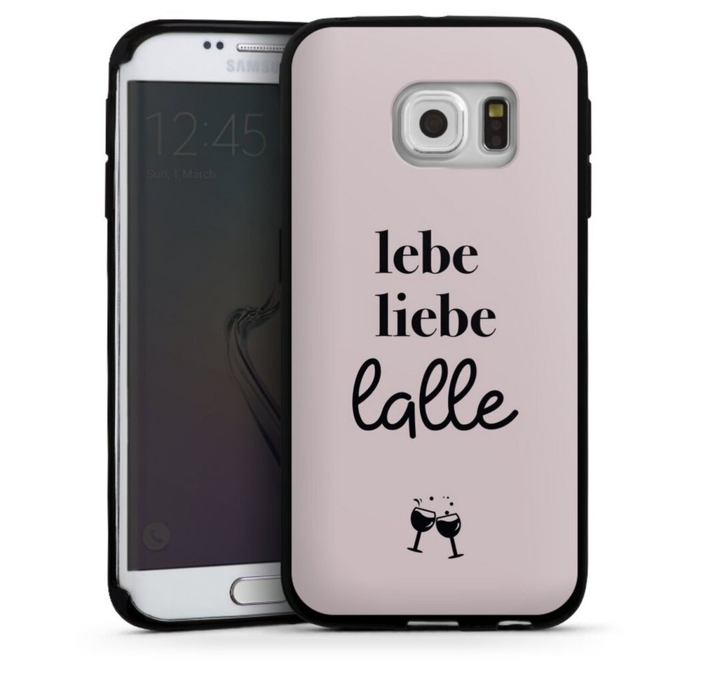 DeinDesign Handyhülle Lebe liebe lalle, Samsung Galaxy S6 Edge Silikon Hülle Bumper Case Handy Schutzhülle DeinDesign Handyhülle Lebe liebe lalle, Samsung Galaxy S6 Edge Silikon Hülle Bumper Case Handy Schutzhülle von DeinDesign