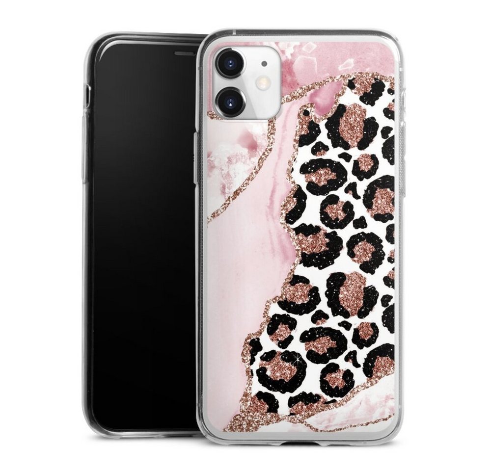 DeinDesign Handyhülle Leopard Glitzer Look Marmor Patterns and Textures Smooth Pink, Apple iPhone 11 Slim Case Silikon Hülle Ultra Dünn Schutzhülle DeinDesign Handyhülle Leopard Glitzer Look Marmor Patterns and Textures Smooth Pink, Apple iPhone 11 Slim Case Silikon Hülle Ultra Dünn Schutzhülle von DeinDesign
