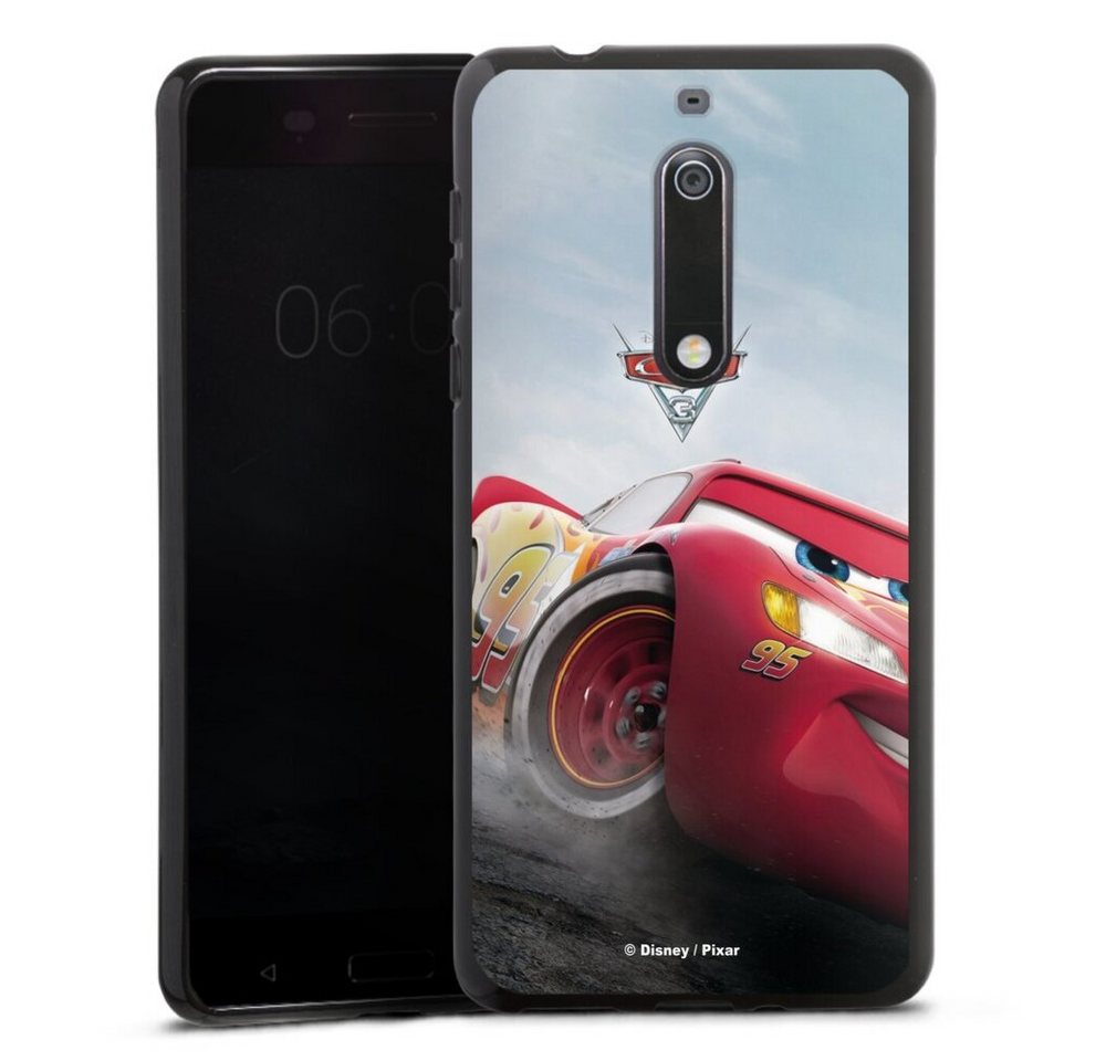 DeinDesign Handyhülle Lightning Mcqueen 95 Offizielles Lizenzprodukt Cars, Nokia 5 Silikon Hülle Bumper Case Handy Schutzhülle Smartphone Cover von DeinDesign