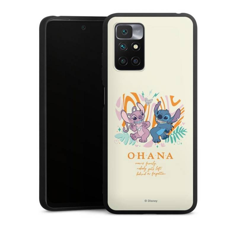 DeinDesign Handyhülle Lilo & Stitch Offizielles Lizenzprodukt Disney Stitch and Angel, Xiaomi Redmi 10 2022 Silikon Hülle Premium Case Handy Schutzhülle von DeinDesign