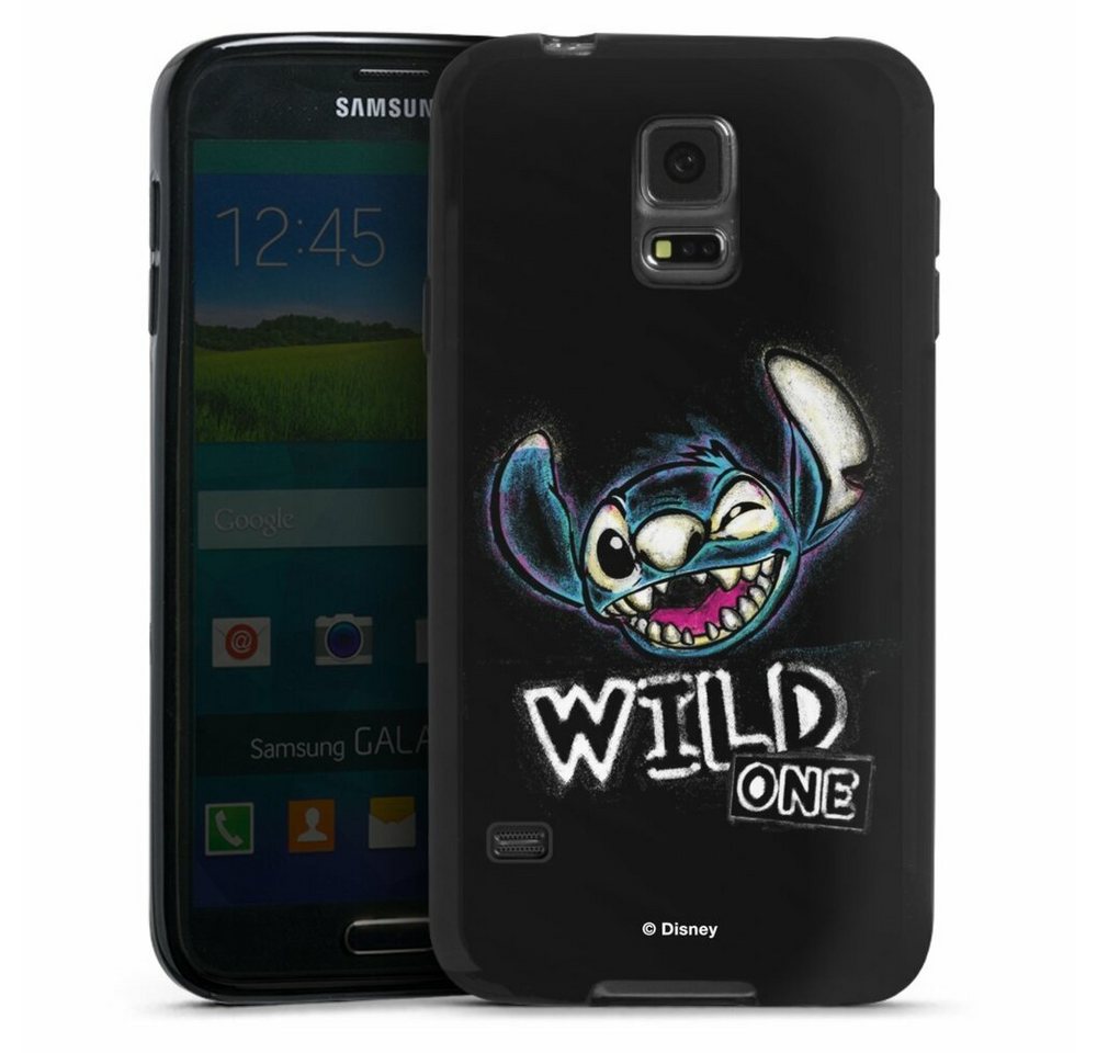 DeinDesign Handyhülle Lilo & Stitch Offizielles Lizenzprodukt Disney Wild One Stitch, Samsung Galaxy S5 Neo Silikon Hülle Bumper Case Handy Schutzhülle DeinDesign Handyhülle Lilo & Stitch Offizielles Lizenzprodukt Disney Wild One Stitch, Samsung Galaxy S5 Neo Silikon Hülle Bumper Case Handy Schutzhülle von DeinDesign