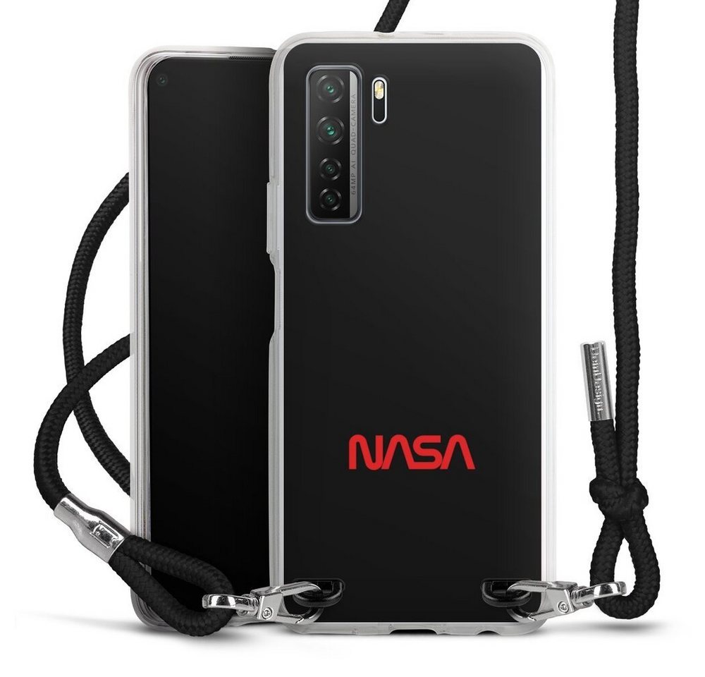 DeinDesign Handyhülle Logo Nasa Weltall Nasa, Huawei P40 lite 5G Handykette Hülle mit Band Case zum Umhängen von DeinDesign