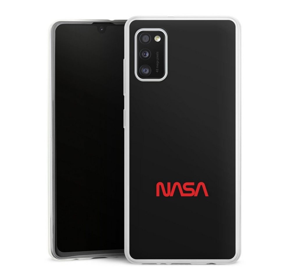 DeinDesign Handyhülle Logo Nasa Weltall Nasa, Samsung Galaxy A41 Slim Case Silikon Hülle Ultra Dünn Schutzhülle von DeinDesign