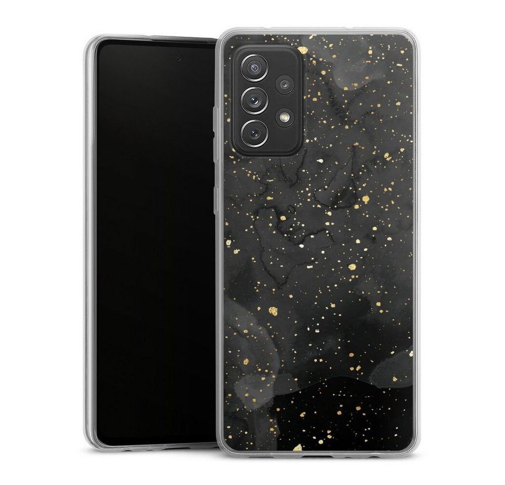 DeinDesign Handyhülle Marmor Glitzer Look Gold & Kupfer Marble Black Gold Look Print, Samsung Galaxy A72 Slim Case Silikon Hülle Ultra Dünn Schutzhülle DeinDesign Handyhülle Marmor Glitzer Look Gold & Kupfer Marble Black Gold Look Print, Samsung Galaxy A72 Slim Case Silikon Hülle Ultra Dünn Schutzhülle von DeinDesign