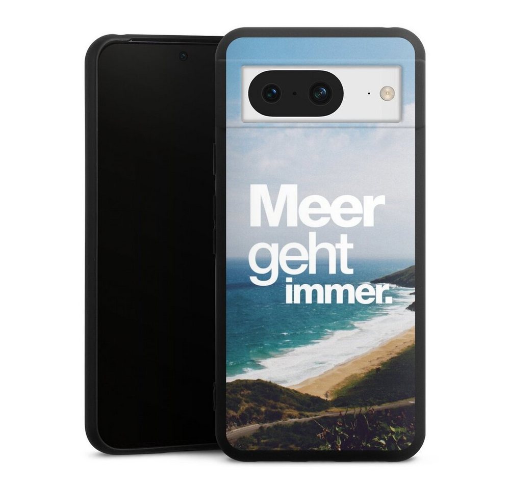 DeinDesign Handyhülle Meer Urlaub Sommer Meer geht immer, Google Pixel 8 Silikon Hülle Premium Case Handy Schutzhülle von DeinDesign