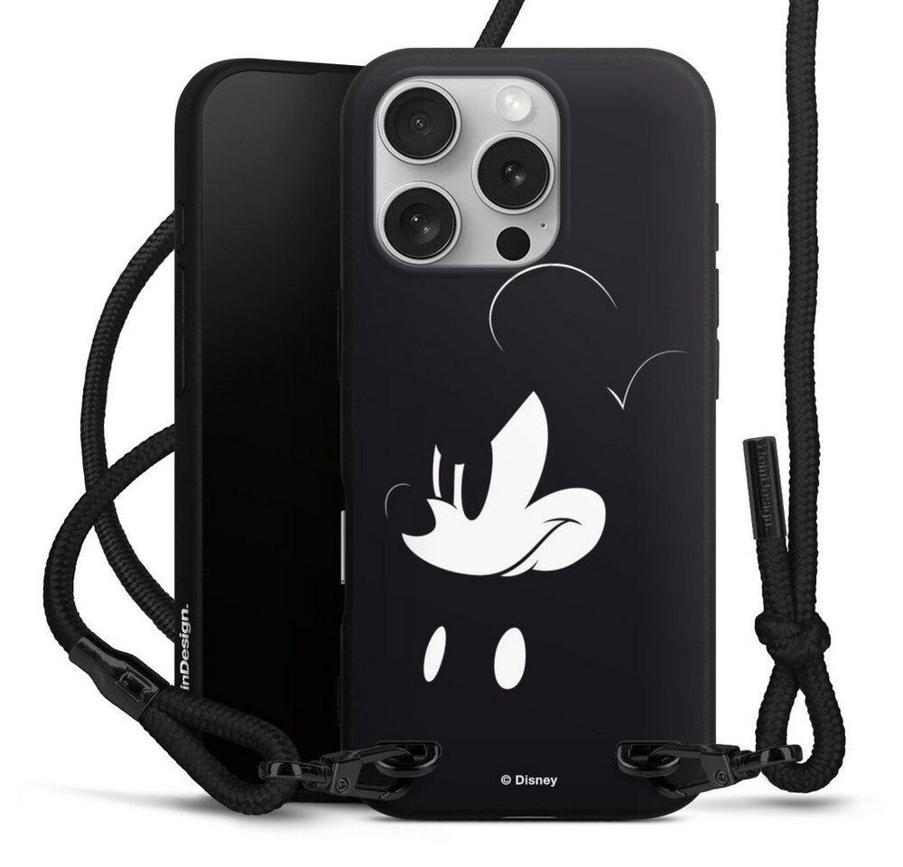 DeinDesign Handyhülle Mickey Mouse Offizielles Lizenzprodukt Disney Mickey Mouse - Mad, Apple iPhone 16 Pro Premium Handykette Hülle mit Band Cover mit Kette DeinDesign Handyhülle Mickey Mouse Offizielles Lizenzprodukt Disney Mickey Mouse - Mad, Apple iPhone 16 Pro Premium Handykette Hülle mit Band Cover mit Kette von DeinDesign