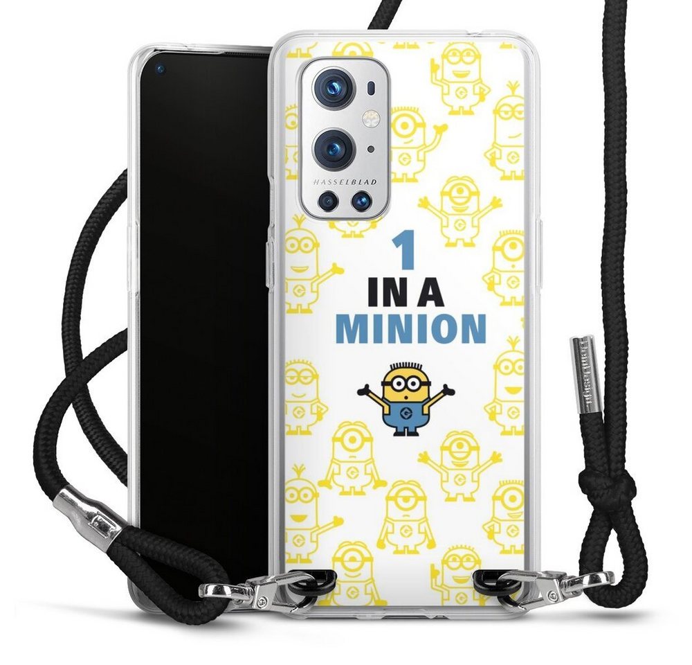 DeinDesign Handyhülle Minions Ich – Einfach unverbesserlich Bob 1 in a Minion, OnePlus 9 Pro Handykette Hülle mit Band Case zum Umhängen von DeinDesign