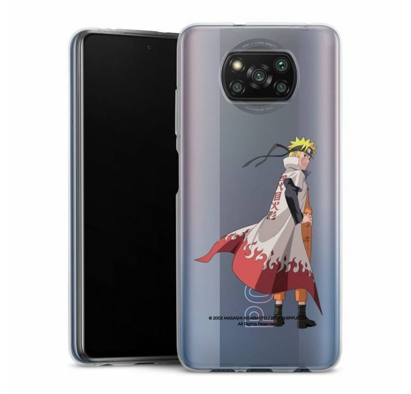 DeinDesign Handyhülle Naruto Shippuden Hokage Sensei Naruto Hokage ohne Hintergrund, Xiaomi Poco X3 Pro Silikon Hülle Bumper Case Handy Schutzhülle von DeinDesign