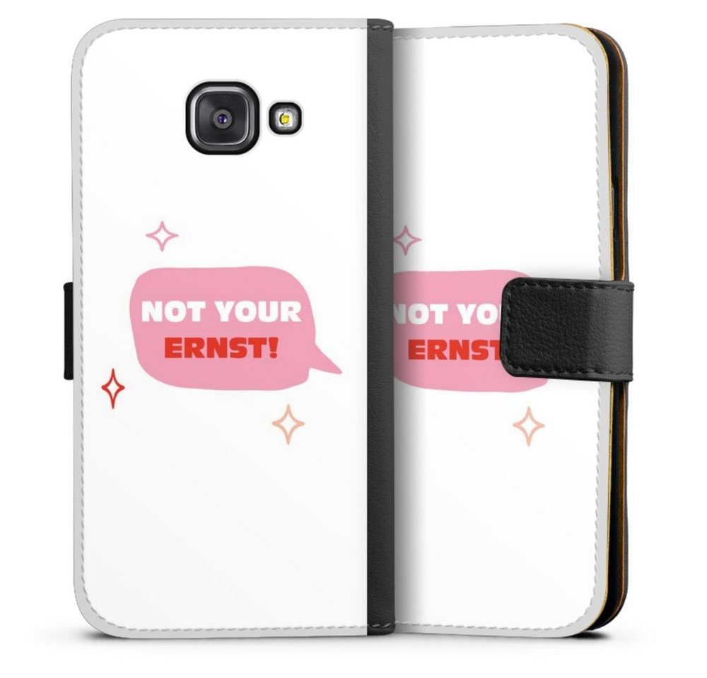 DeinDesign Handyhülle Not Your Ernst, Samsung Galaxy A3 (2016) Hülle Handy Flip Case Wallet Cover von DeinDesign