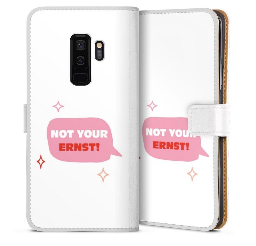DeinDesign Handyhülle Not Your Ernst, Samsung Galaxy S9 Plus Duos Hülle Handy Flip Case Wallet Cover DeinDesign Handyhülle Not Your Ernst, Samsung Galaxy S9 Plus Duos Hülle Handy Flip Case Wallet Cover von DeinDesign