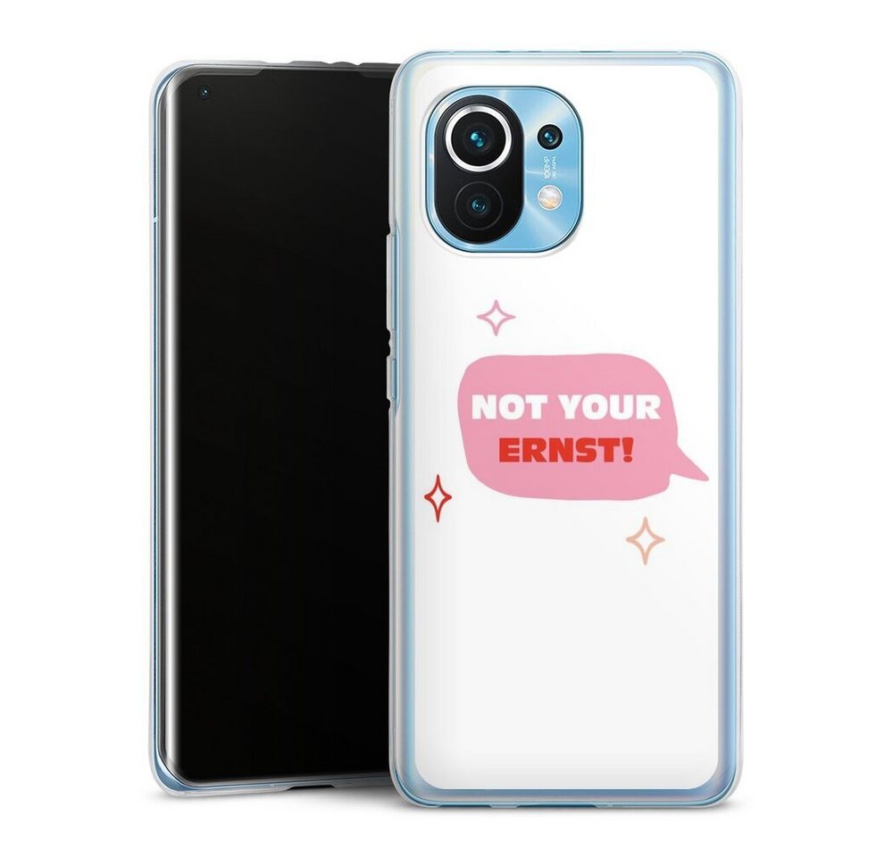 DeinDesign Handyhülle Not Your Ernst, Xiaomi Mi 11 Silikon Hülle Bumper Case Handy Schutzhülle DeinDesign Handyhülle Not Your Ernst, Xiaomi Mi 11 Silikon Hülle Bumper Case Handy Schutzhülle von DeinDesign