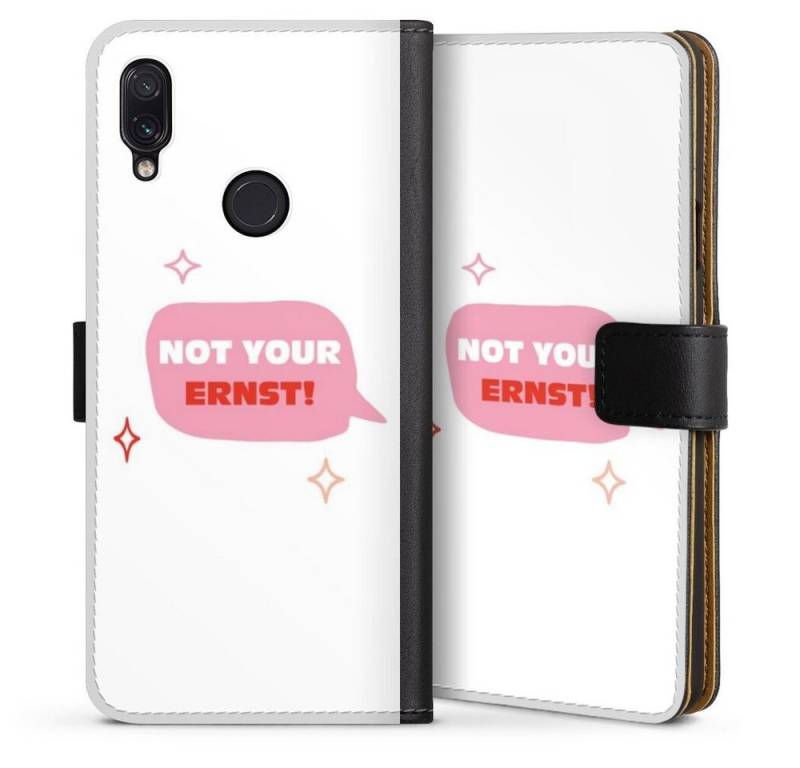 DeinDesign Handyhülle Not Your Ernst, Xiaomi Redmi Note 7 Hülle Handy Flip Case Wallet Cover von DeinDesign