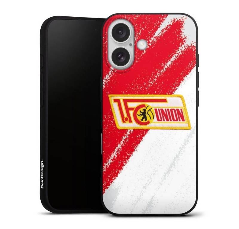 DeinDesign Handyhülle Offizielles Lizenzprodukt 1. FC Union Berlin Logo, Apple iPhone 16 Silikon Hülle Premium Case Handy Schutzhülle von DeinDesign