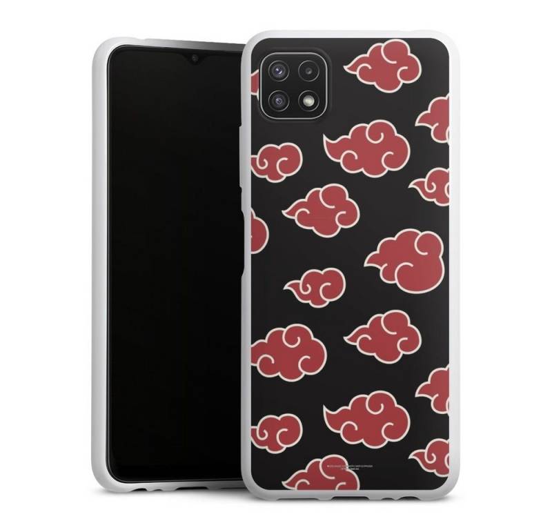 DeinDesign Handyhülle Offizielles Lizenzprodukt Naruto Shippuden Akatsuki Akatsuki Pattern, Samsung Galaxy A22 5G Silikon Hülle Bumper Case Handy Schutzhülle von DeinDesign