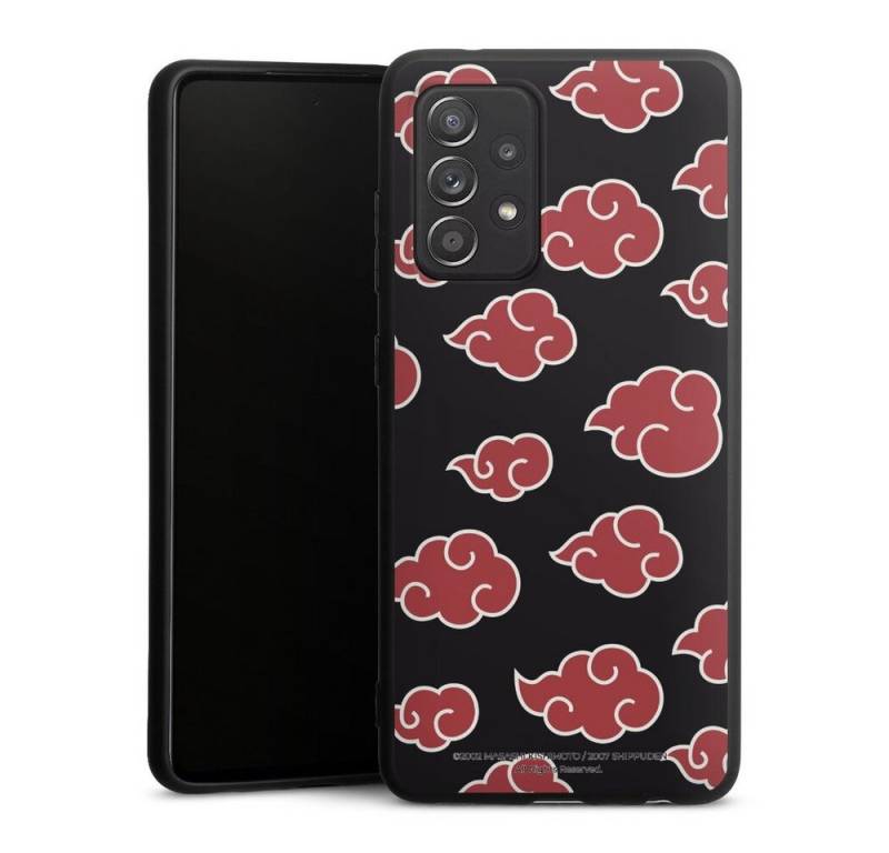 DeinDesign Handyhülle Offizielles Lizenzprodukt Naruto Shippuden Akatsuki Akatsuki Pattern, Samsung Galaxy A52 Silikon Hülle Premium Case Handy Schutzhülle von DeinDesign