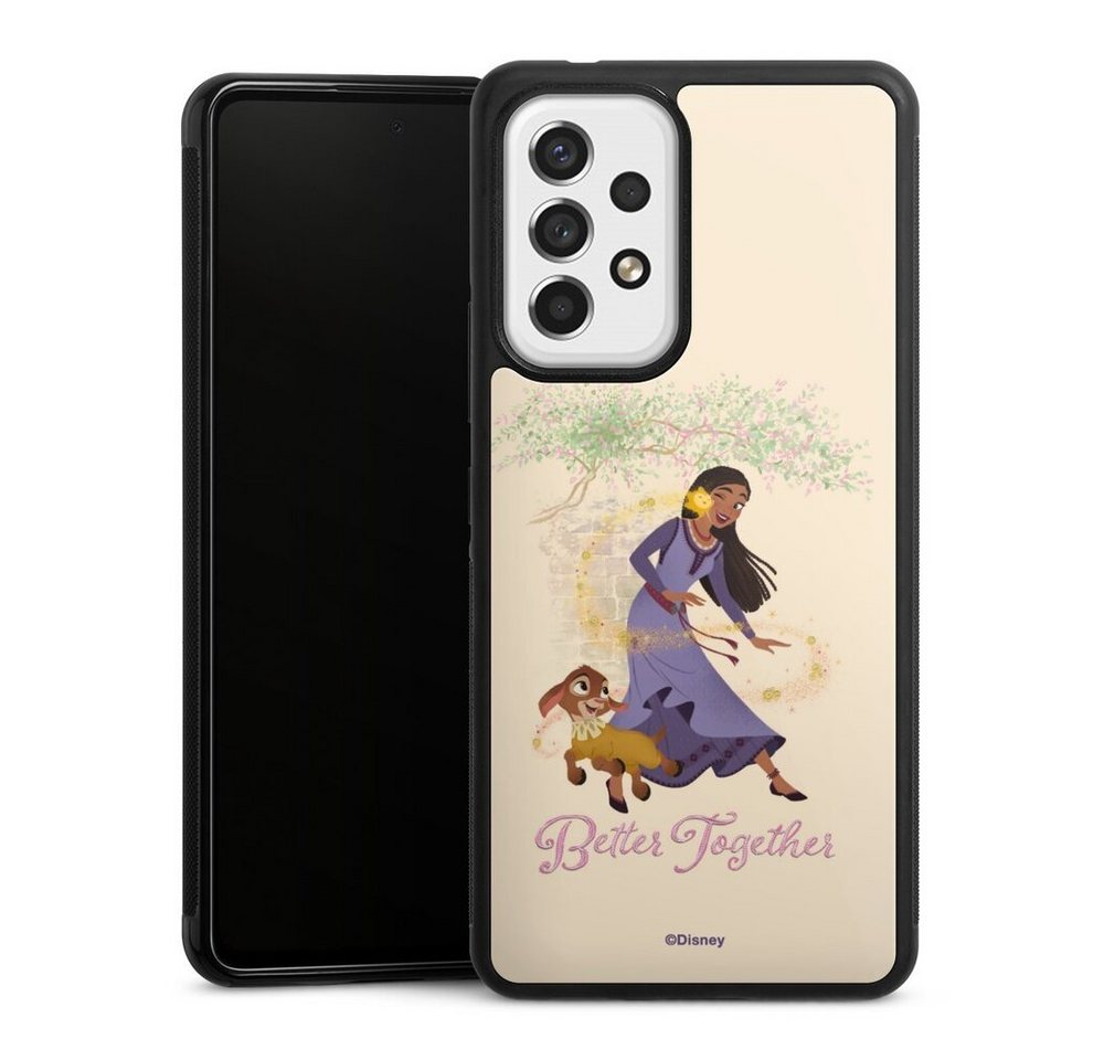 DeinDesign Handyhülle Offizielles Lizenzprodukt Prinzessin Wish Better Together, Samsung Galaxy A53 5G Gallery Case Glas Hülle von DeinDesign