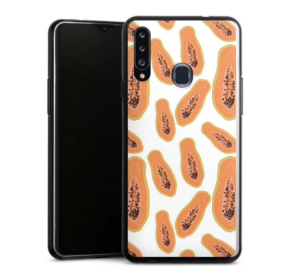 DeinDesign Handyhülle Papaya, Samsung Galaxy A20s Silikon Hülle Bumper Case Handy Schutzhülle DeinDesign Handyhülle Papaya, Samsung Galaxy A20s Silikon Hülle Bumper Case Handy Schutzhülle von DeinDesign