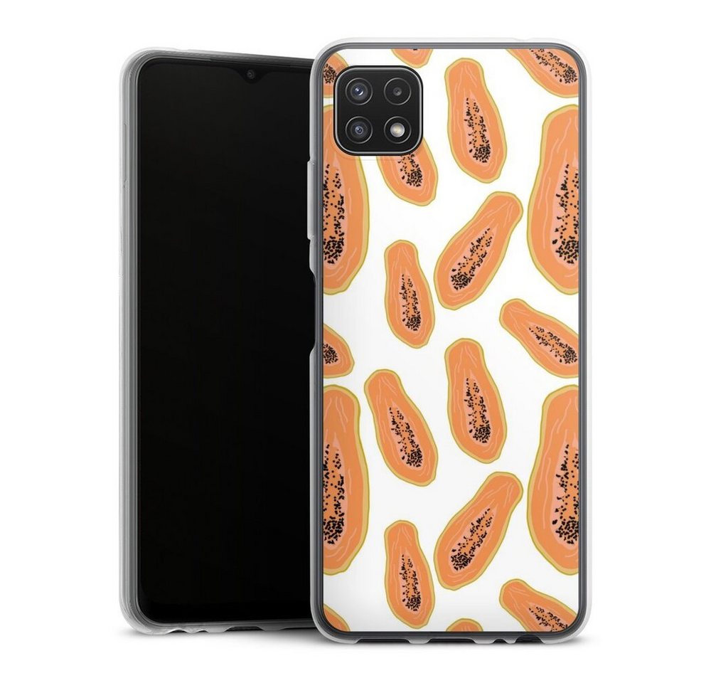 DeinDesign Handyhülle Papaya, Samsung Galaxy A22 5G Silikon Hülle Bumper Case Handy Schutzhülle DeinDesign Handyhülle Papaya, Samsung Galaxy A22 5G Silikon Hülle Bumper Case Handy Schutzhülle von DeinDesign