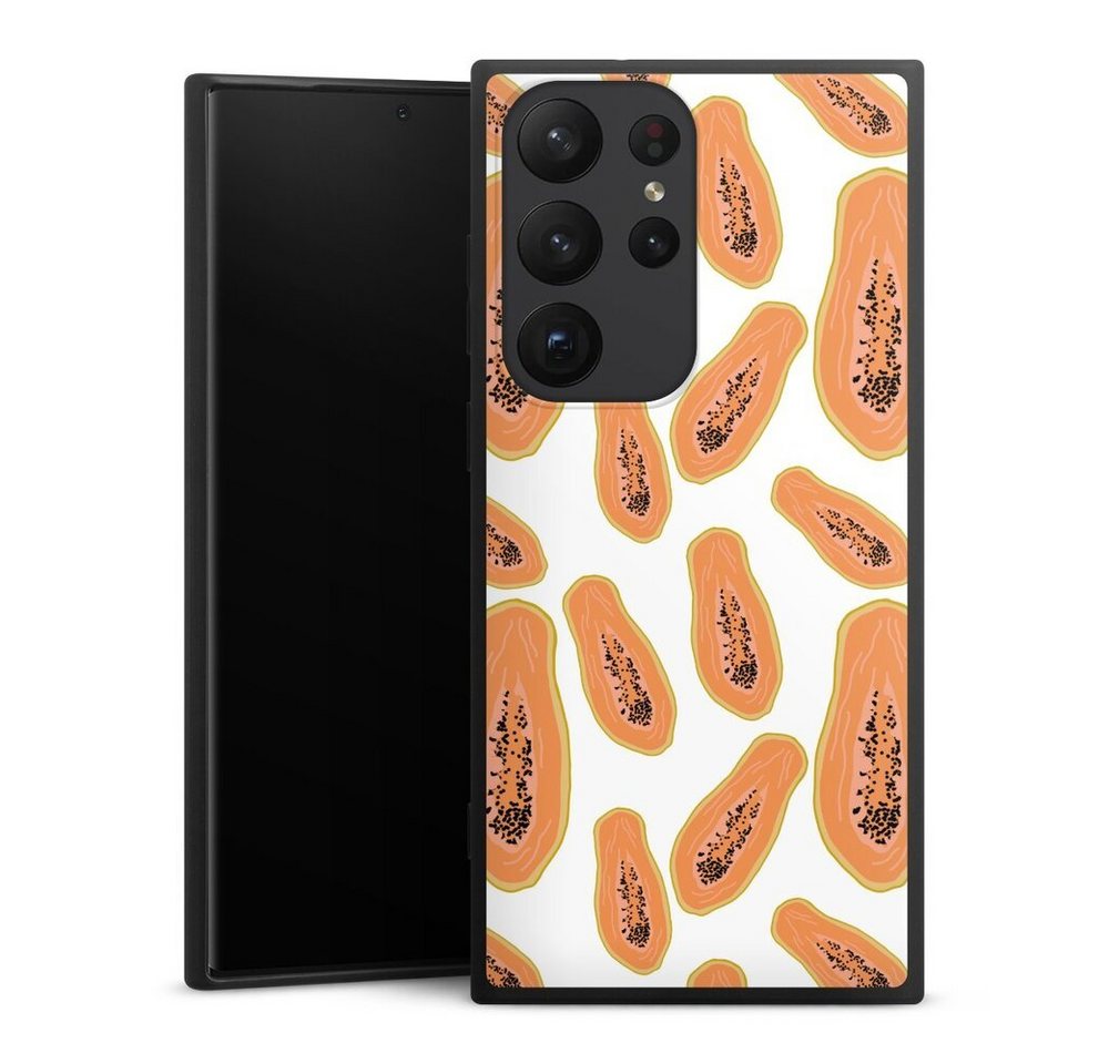 DeinDesign Handyhülle Papaya, Samsung Galaxy S23 Ultra Silikon Hülle Premium Case Handy Schutzhülle DeinDesign Handyhülle Papaya, Samsung Galaxy S23 Ultra Silikon Hülle Premium Case Handy Schutzhülle von DeinDesign