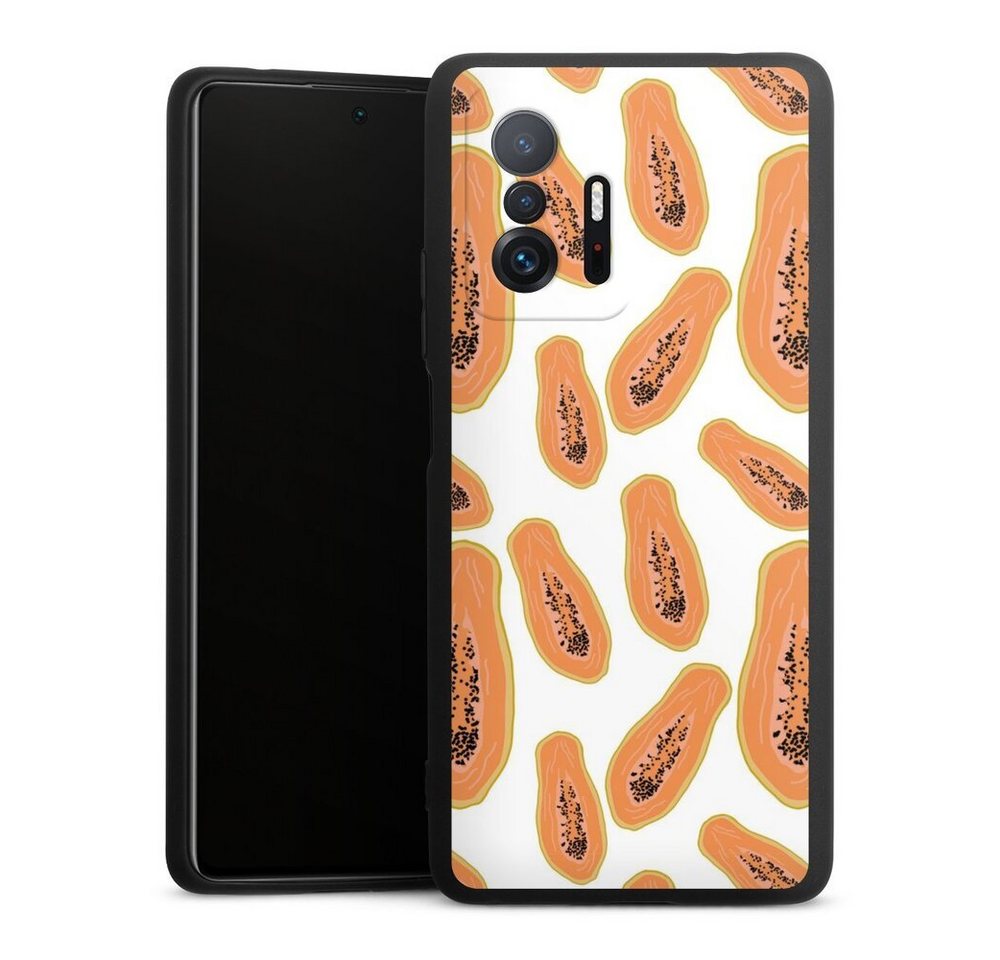 DeinDesign Handyhülle Papaya, Xiaomi 11T 5G Silikon Hülle Premium Case Handy Schutzhülle DeinDesign Handyhülle Papaya, Xiaomi 11T 5G Silikon Hülle Premium Case Handy Schutzhülle von DeinDesign