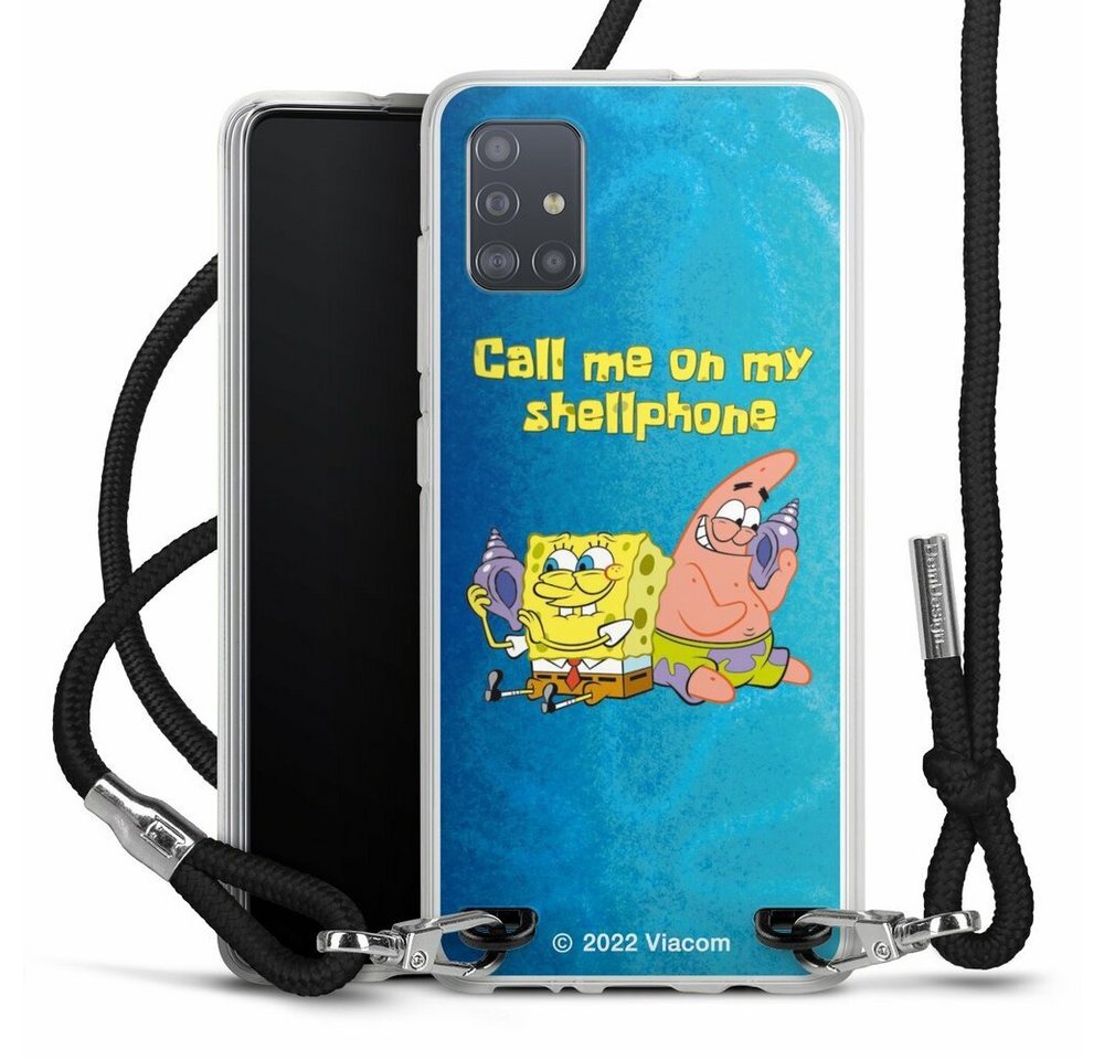 DeinDesign Handyhülle Patrick Star Spongebob Schwammkopf Serienmotiv, Samsung Galaxy A51 Handykette Hülle mit Band Case zum Umhängen von DeinDesign