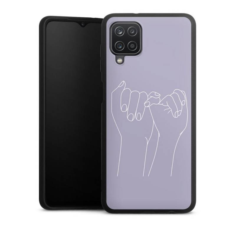 DeinDesign Handyhülle Pinky Promise Line Art, Google Pixel 4a Silikon Hülle Premium Case Handy Schutzhülle von DeinDesign