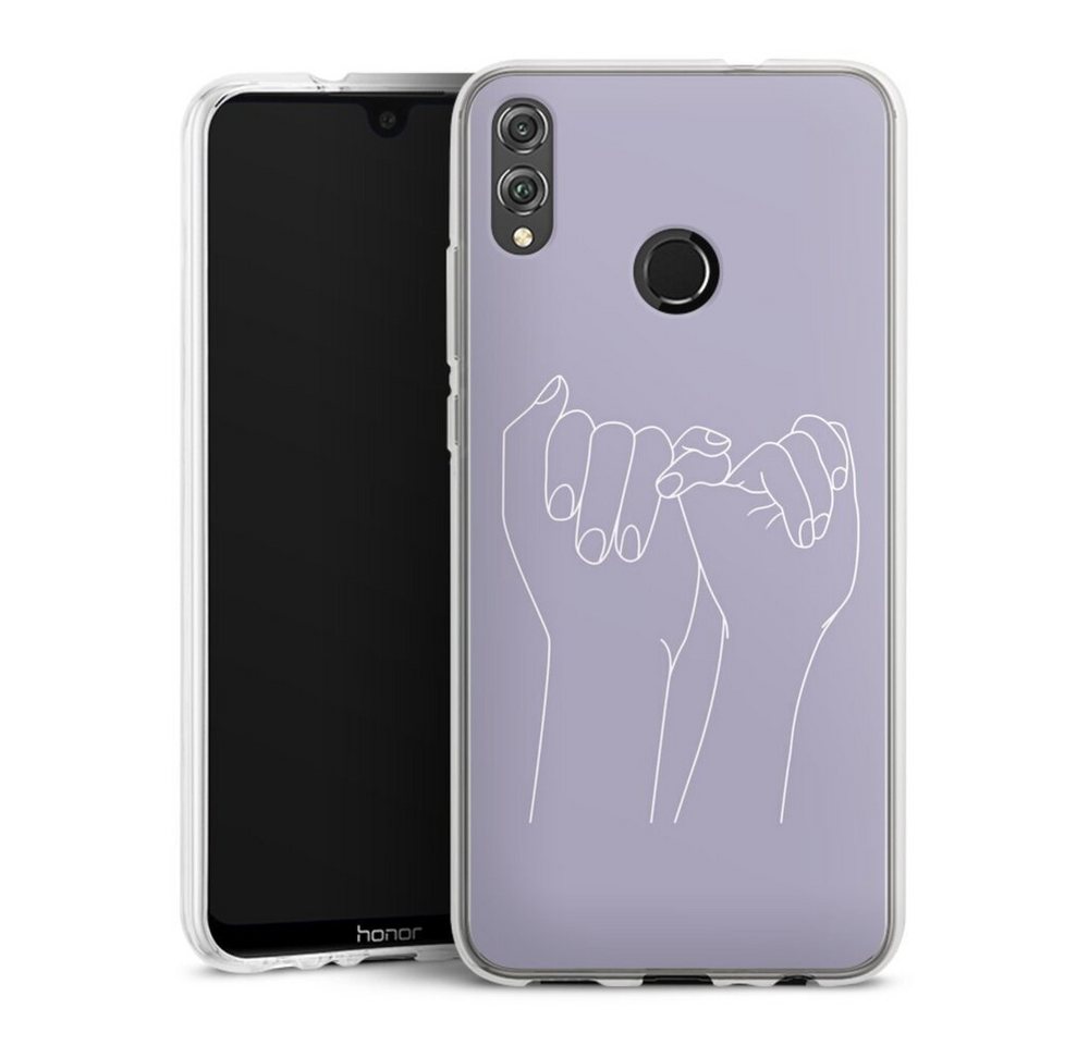 DeinDesign Handyhülle Pinky Promise Line Art, Huawei Honor 8X Silikon Hülle Bumper Case Handy Schutzhülle DeinDesign Handyhülle Pinky Promise Line Art, Huawei Honor 8X Silikon Hülle Bumper Case Handy Schutzhülle von DeinDesign