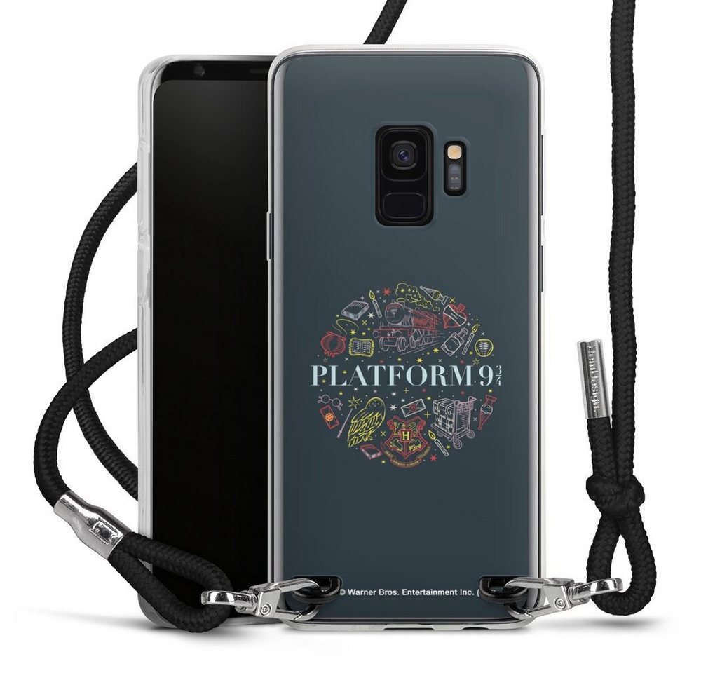 DeinDesign Handyhülle Platform 9 3/4, Samsung Galaxy S9 Handykette Hülle mit Band Case zum Umhängen von DeinDesign
