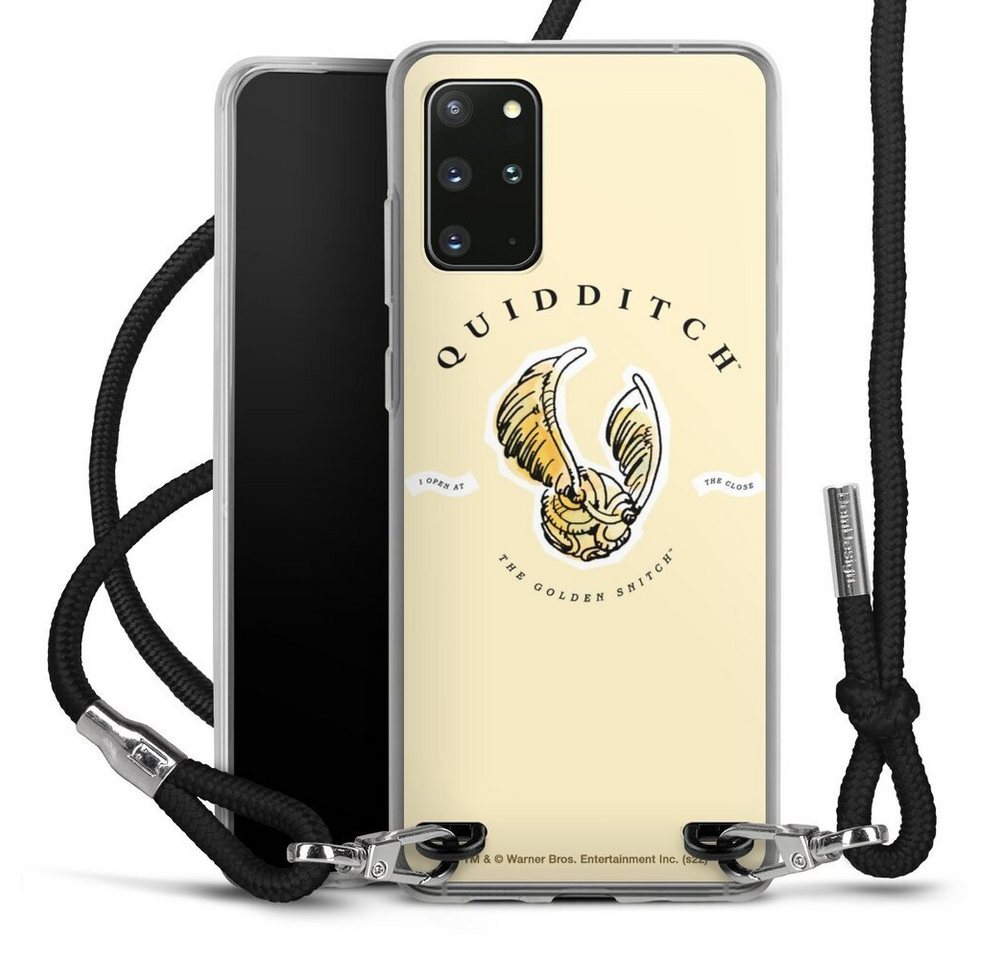 DeinDesign Handyhülle Quiddicht-The Golden Snitch, Samsung Galaxy S20 Plus 5G Handykette Hülle mit Band Case zum Umhängen von DeinDesign