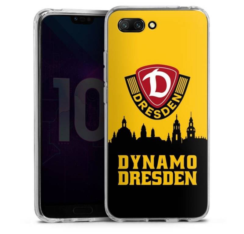 DeinDesign Handyhülle SG Dynamo Dresden Skyline SGD Dynamo Silhouette Dresden, Huawei Honor 10 Silikon Hülle Bumper Case Handy Schutzhülle von DeinDesign