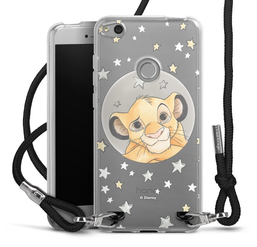 DeinDesign Handyhülle Simba Disney König der Löwen Simba ohne Hintergrund, Huawei P9 Lite (2017) Handykette Hülle mit Band Case zum Umhängen von DeinDesign