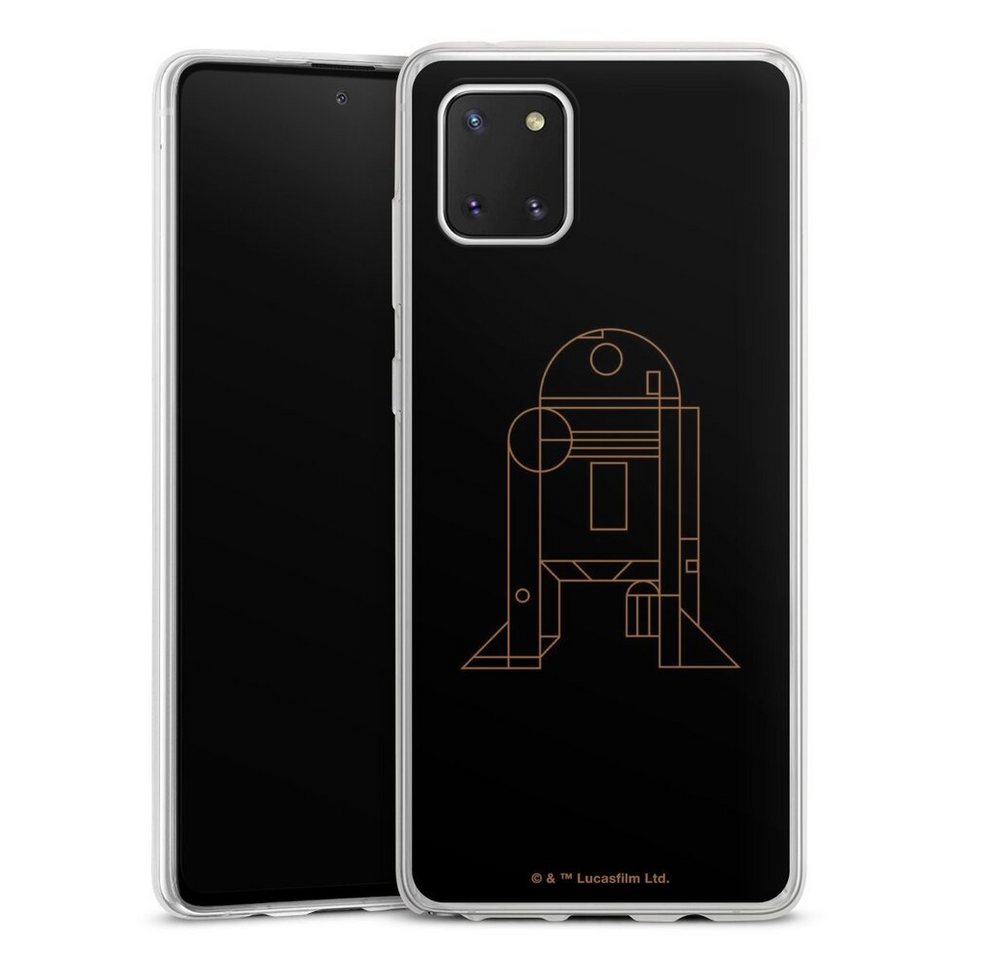 DeinDesign Handyhülle Star Wars R2D2 Fanartikel R2D2 Line Art, Samsung Galaxy Note 10 lite Slim Case Silikon Hülle Ultra Dünn DeinDesign Handyhülle Star Wars R2D2 Fanartikel R2D2 Line Art, Samsung Galaxy Note 10 lite Slim Case Silikon Hülle Ultra Dünn von DeinDesign