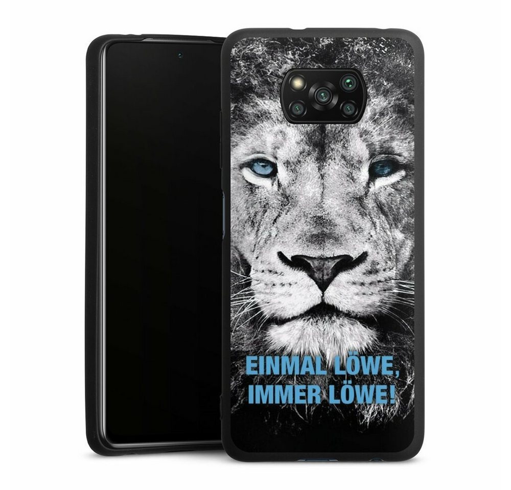 DeinDesign Handyhülle TSV 1860 München Löwe Offizielles Lizenzprodukt TSV 1860 Lion ELIL, Xiaomi Poco X3 nfc Silikon Hülle Premium Case Handy Schutzhülle von DeinDesign