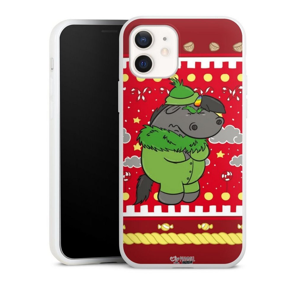 DeinDesign Handyhülle Ugly Christmas Grummel Rot, Apple iPhone 12 Silikon Hülle Bumper Case Handy Schutzhülle von DeinDesign